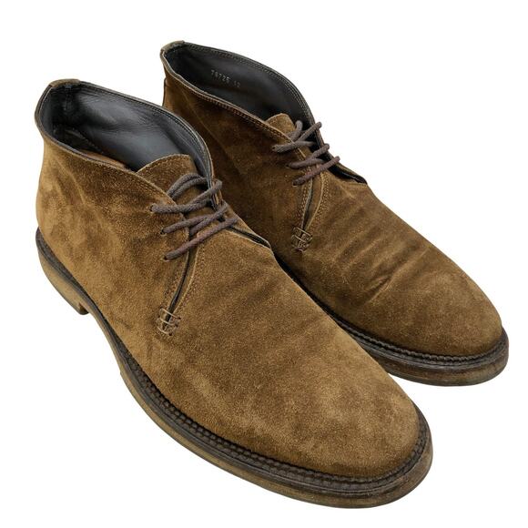 To Boot New York Boots Mens 12 Brown Suede Chukka Ankle Dress Casual Leather - Picture 1 of 12